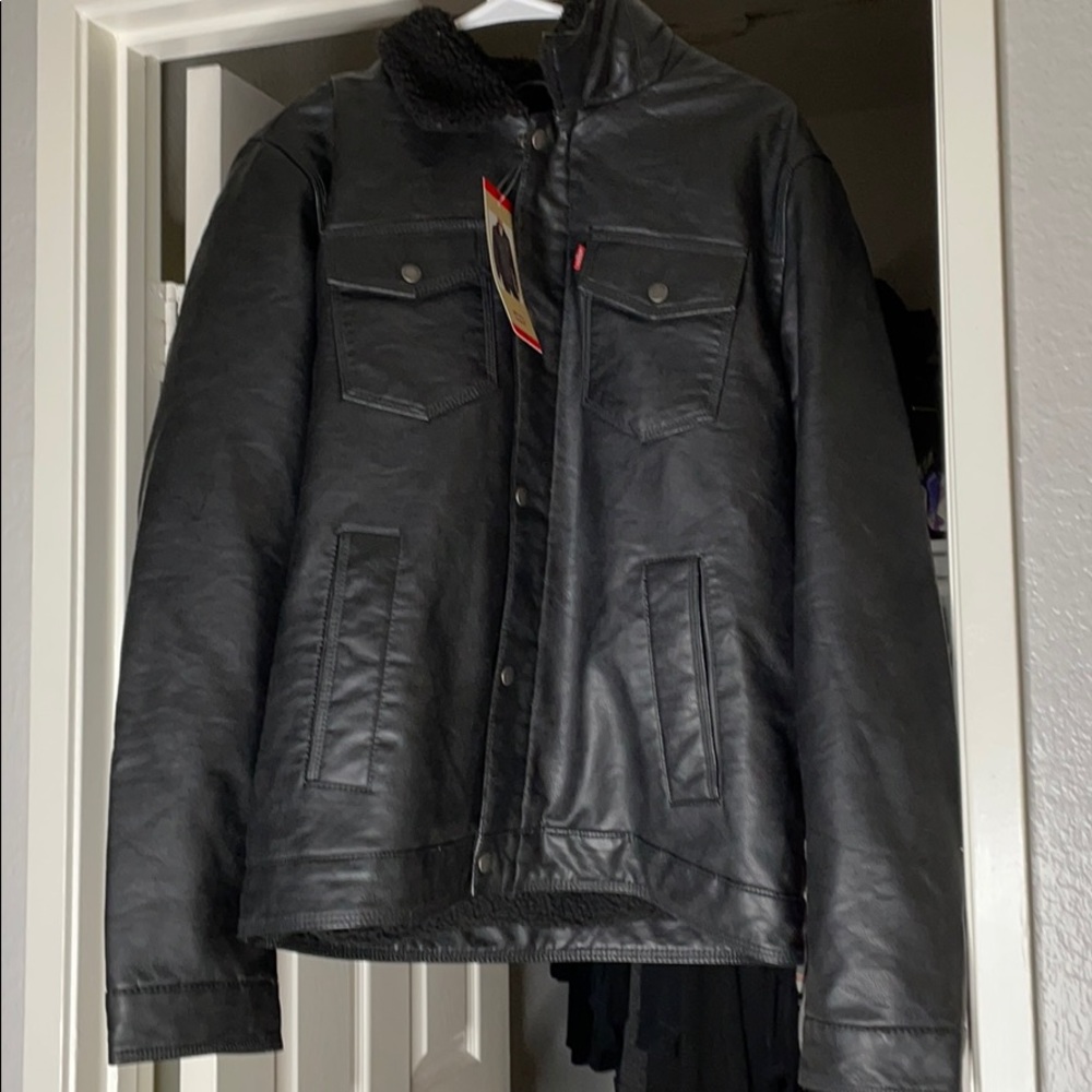 Brand new Levi’s faux leather jacket
